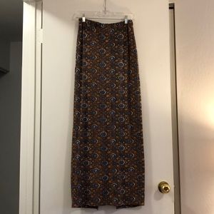 RVCA fitted maxi skirt size small